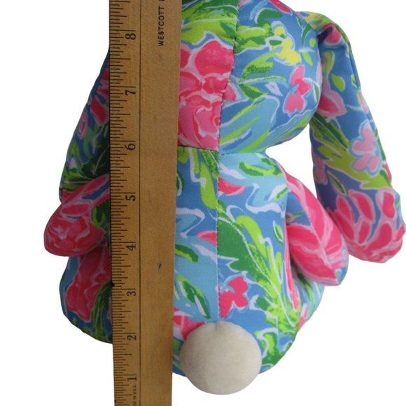 Lilly Pulitzer 2021 Bunny Business Plush Rabbit Toy Pink Green Blue EASTER GIFT - Picture 6 of 8